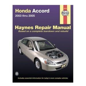 New Haynes Repair Manual Honda Accord